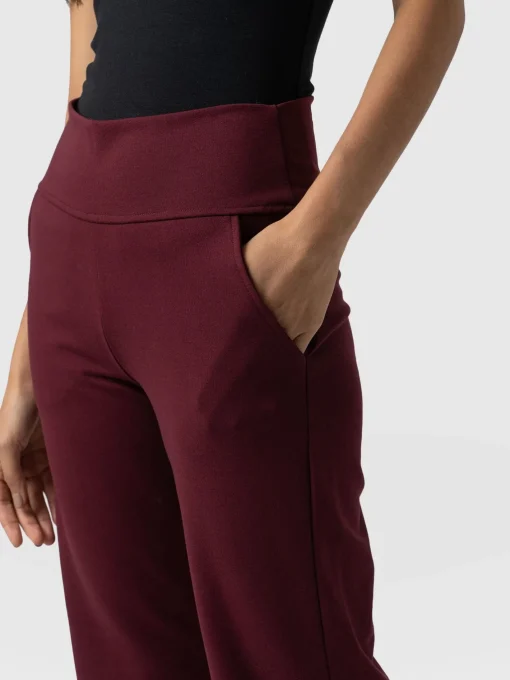 Saint and Sofia Runway Pant - Burgundy