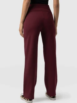 Saint and Sofia Runway Pant - Burgundy