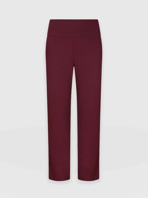 Saint and Sofia Runway Pant - Burgundy