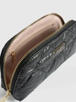 Saint and Sofia Small Cosmetics Bag - Black