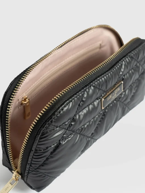 Saint and Sofia Small Cosmetics Bag - Black