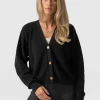 Saint and Sofia Soho Crop Cardigan - Black