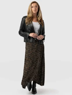 Saint and Sofia Sutton Skirt - Ditsy Leopard