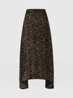 Saint and Sofia Sutton Skirt - Ditsy Leopard