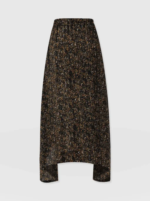 Saint and Sofia Sutton Skirt - Ditsy Leopard