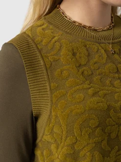 Saint and Sofia Wren Sleeveless Knit - Olive